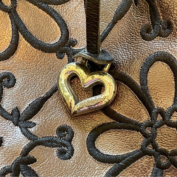 Brighton Valencia Pewter and Black Floral Embroidered Bag - Picture 15 of 16